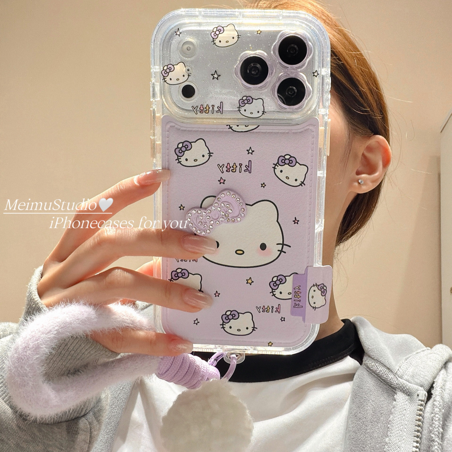 卡通可爱凯蒂猫适用苹果手机壳