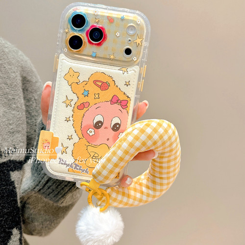 可爱卡通星星人适用苹果手机壳