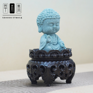 红木莲花底座整木雕刻佛像底座工艺品花瓶底座供佛礼佛专用底座