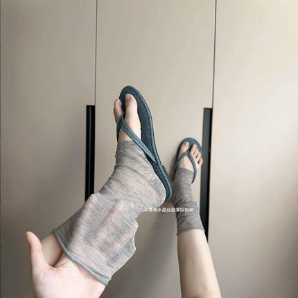 韩版袜子女基础款半截踩脚袜套女夏季超薄透气百搭不闷脚小腿腿套