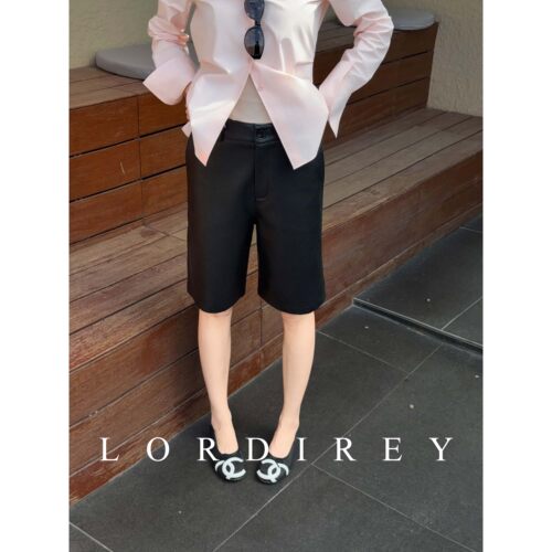 LORDIREY/【黑曜】短裤女款爆款2026新款高级感女皮短裤裤子