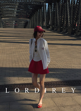 LORDIREY/【雪枝】夏季新款小清新休闲百搭气质衬衫
