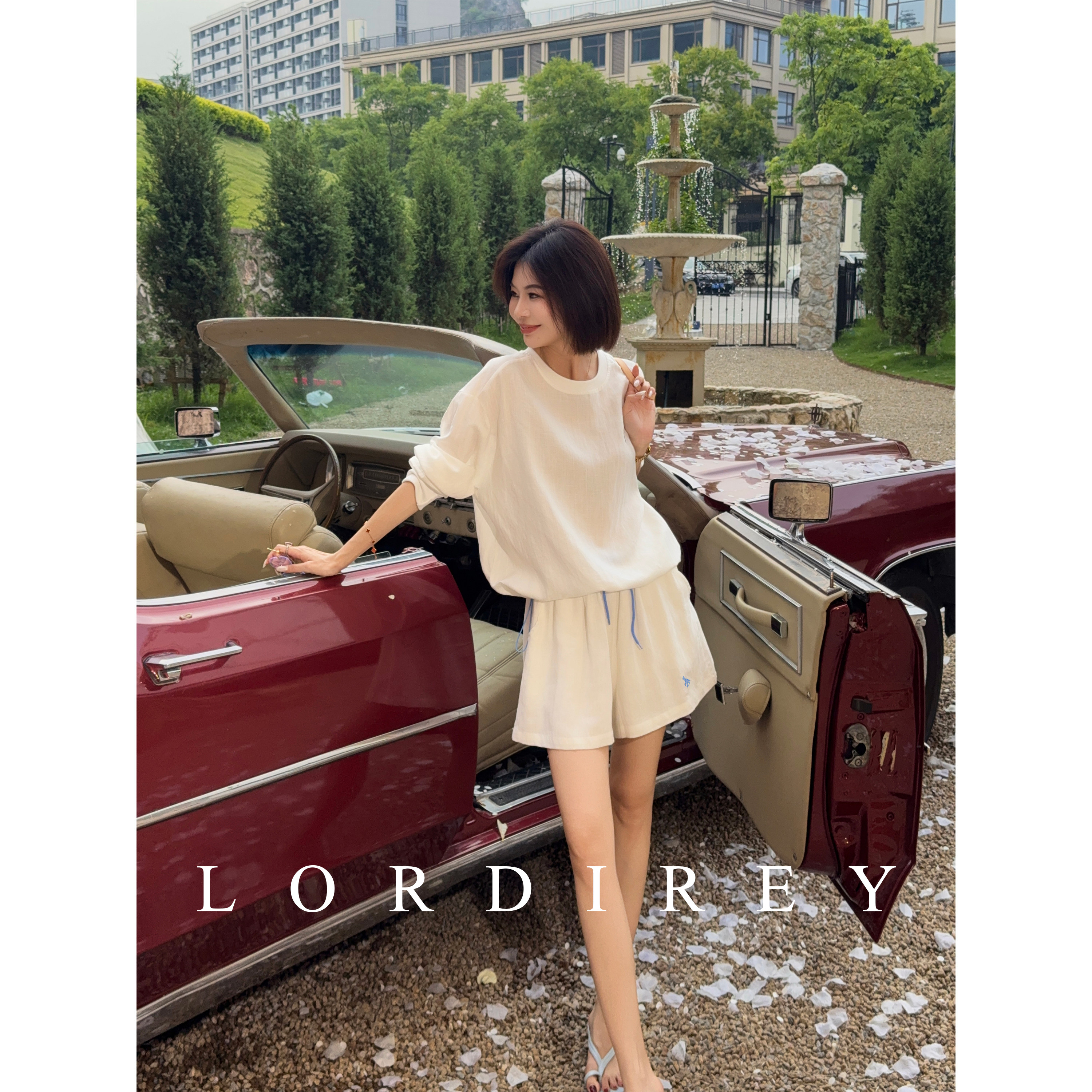 蛋哥LORDIREY【彩虹】套装时尚洋气气质减龄显瘦遮肉夏季两件套女
