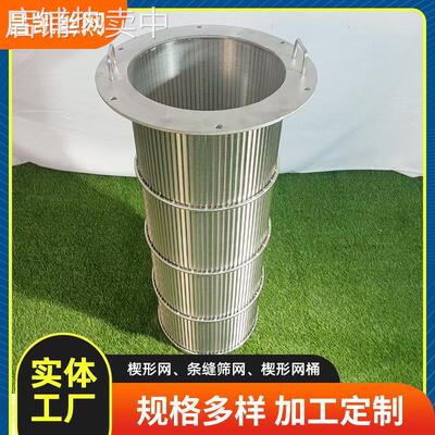 厂家供应不锈钢楔形网滤芯 绕丝筛管 水处理滤筒