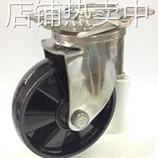 2205-1-T2-NH 耐腐蚀 全不锈钢活动轮 安装高度165MM 轮宽32脚轮