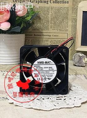 原装NMB 2410ML-05W-B60 24VDC 0.17A 60*60*25MM 6厘米轴流风扇
