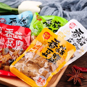 石牌磨房香菇豆腐干1斤香辣豆干手磨豆腐零食散装办公休闲小吃