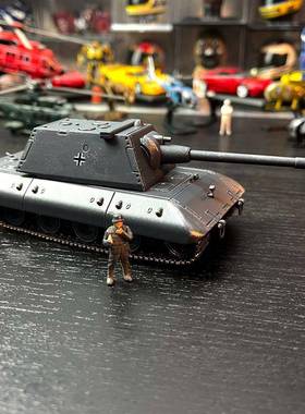 坦克世界闪击战1：72合金坦克模型德国Pz.Kpfw E-100坦克模型摆件