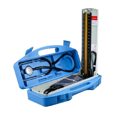 鱼跃水银血压计听诊器套装保健盒