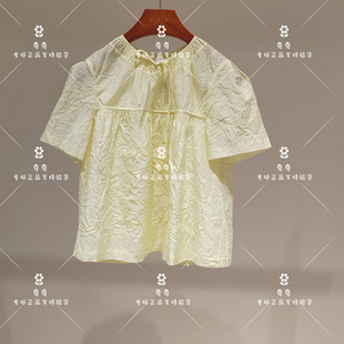 言EIN 茶愫专柜正品26夏款上衣TJ2802E21  1490