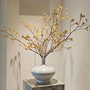 袋鼠爪永生干花真花店铺家茶社居高级感软装饰红色花招财幸运陈设