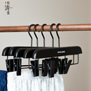 店木质裤 夹实木衣架多功能带夹子服装 架 架裤 桦木裤