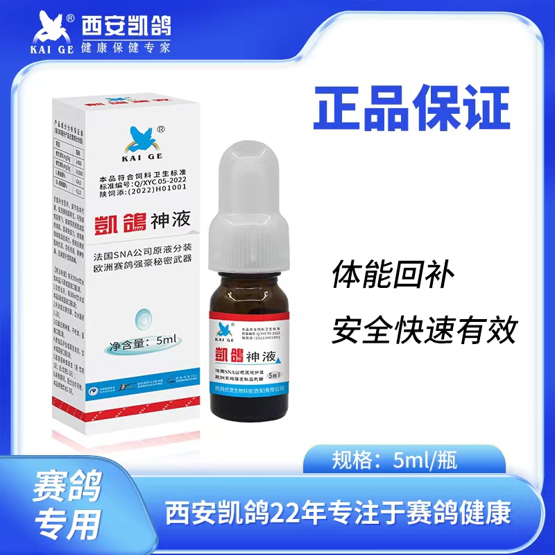 凯鸽鸽药神液信鸽子药大全补充体能营养赛鸽比赛训放专用调理凯哥