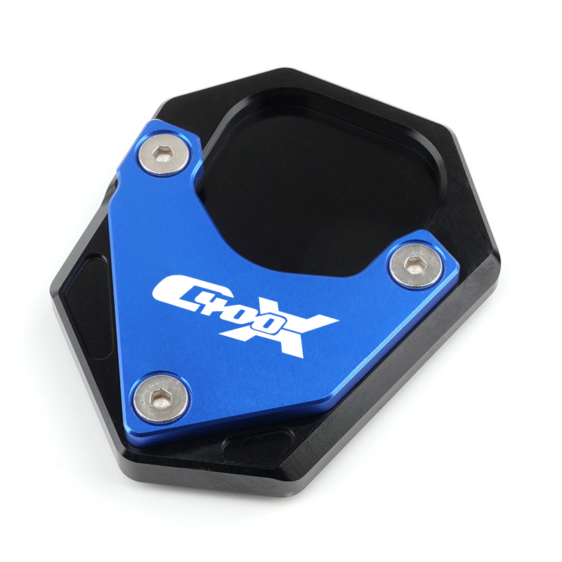 适用宝马 C400X C400GT 改装脚撑加大座 边撑加大垫 侧撑防滑脚垫