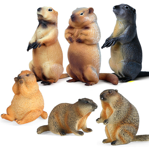 土拨鼠玩具环保塑胶材质