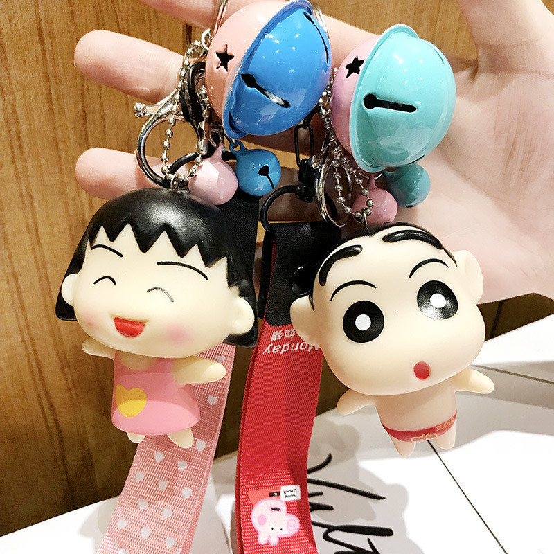 Chibi Maruko schoolbag Key buckle Pendant Cartoon originality lovely Doll Crayon Shin Chan Key ringin the Festive supplies/Gift , Gift ideas , Keychain  category - from Buy2taobao.com to provide professional Taobao agent buy service