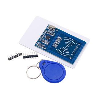 MFRC-522 RC522RFID射频 IC卡感应模块读卡器 送S50复旦卡 钥匙扣