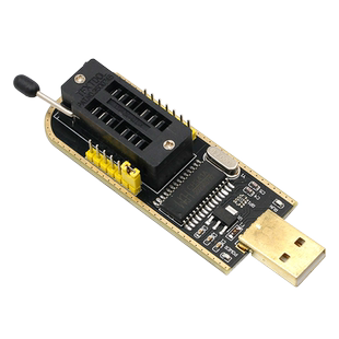 CH341 土豪金编程器 USB 主板路由液晶 BIOS FLASH 24 25 烧录器
