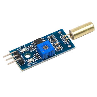 金色 SW-520D 角度传感器模块 滚珠开关 震动开关 倾斜传感器模块