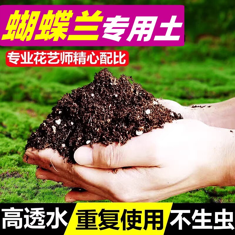 【100%蝴蝶兰基地土】送蝴蝶兰肥