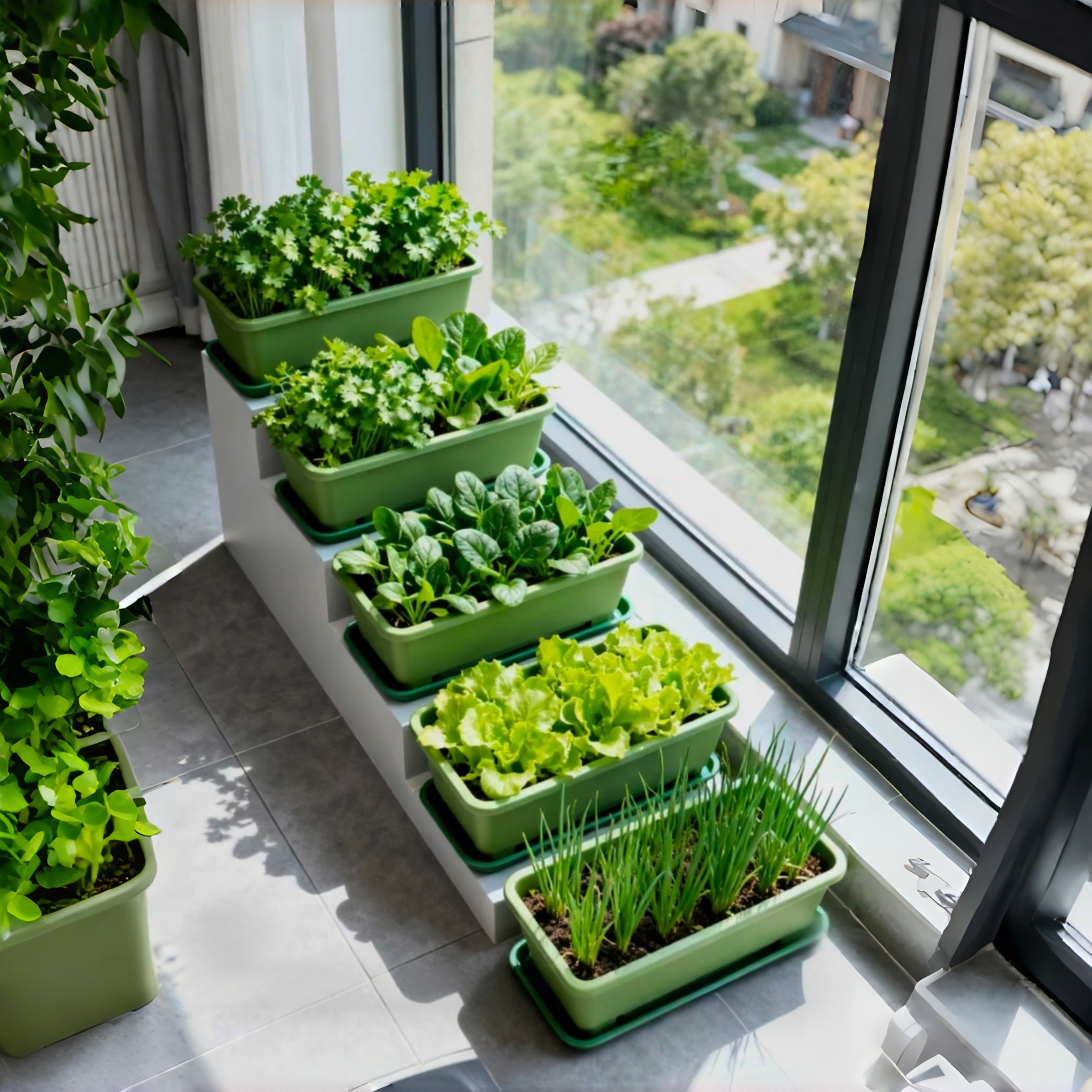 塑料花盆家用阳台种菜蔬植