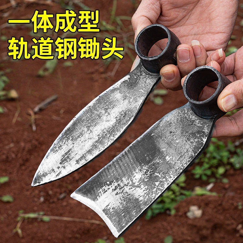 老式锰钢锄头家用挖土种菜