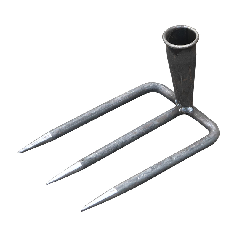 赶海钢铁耙子松土扒农用工具大全耙锄头犁地二齿种地园艺蛤蜊耕地