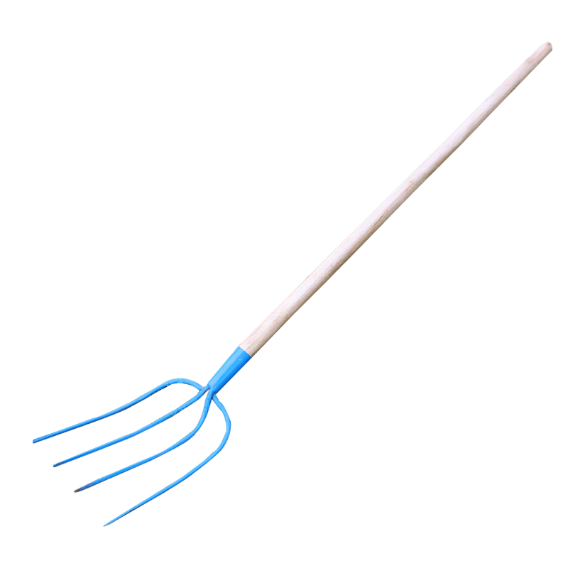 搂草加厚开荒神器鱼叉刨地铁耙子