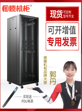 图滕TD/TS600深全系列机柜1米1.2米1.6米1.8米2米2.2米18u 22U 27U 32U 42U47U监控弱电交换机网络服务器机柜