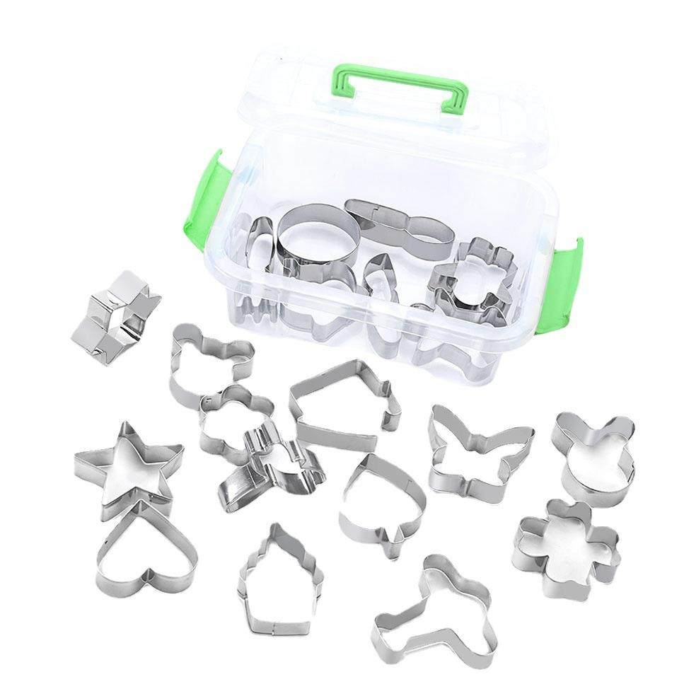 现货新品不锈钢饼干模20件套装圣诞蛋糕模DIY创意模具,厨房/烹饪用具,烘焙器具套装,淘宝优惠券,粉丝福利购,淘宝优惠卷