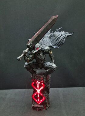 跨境新品动漫玩具乌鸦头剑士树脂工艺品家居室内桌面模型手办摆件