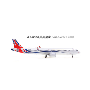 PandaModel 400空客a320英国皇家航空 成品合金飞机模型G XATW