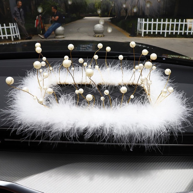 汽车用品内饰品手机防滑垫珍珠皇冠羽毛防滑垫防水止滑防震