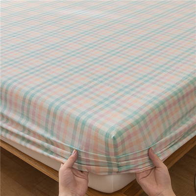 合格品通用全棉水洗棉床笠