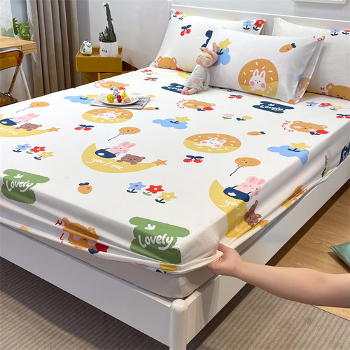 合格品通用全棉小清新床笠