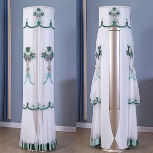 圆形柜机罩格力美的奥克斯立式开机不取防尘罩空调罩圆柱防尘套3p