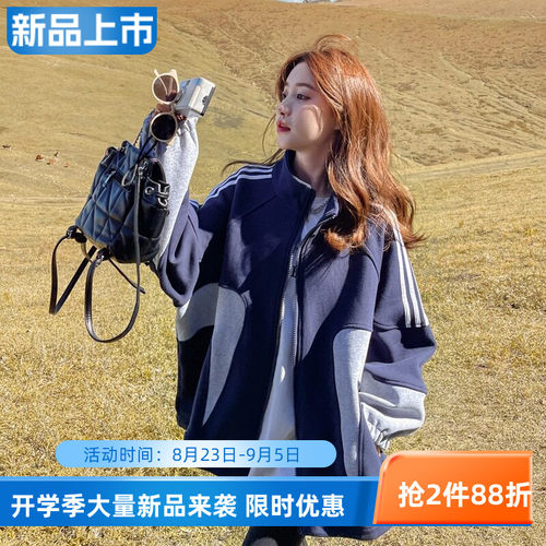 秋上新小个子休闲棒球服短外套