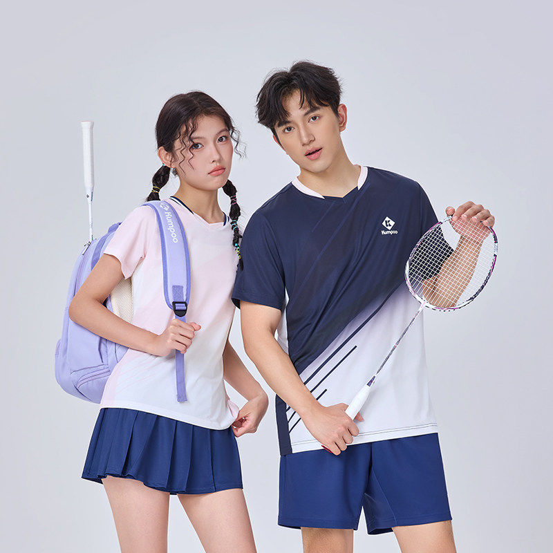 KUMPOO薰风羽毛球服速干短袖T恤男女运动休闲上衣透气熏风K1226