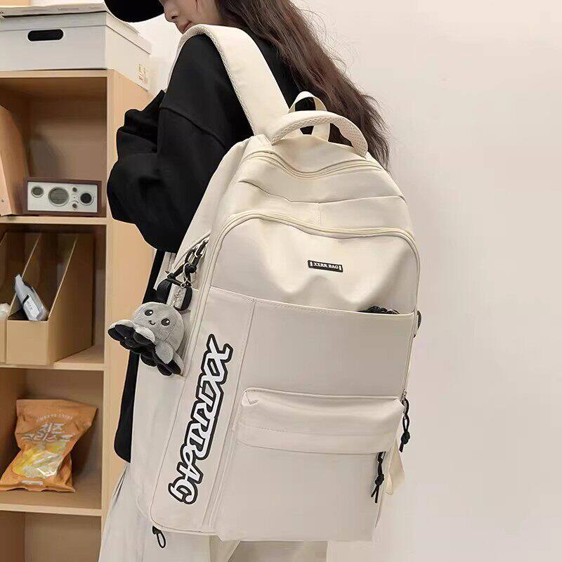 法国ZAMP减负护脊书包女初高中生大容量双肩包大学生高颜值背包男