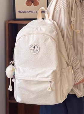 法国ZAMP学生书包初高中生护脊轻便双肩包纯色大容量减负电脑背包