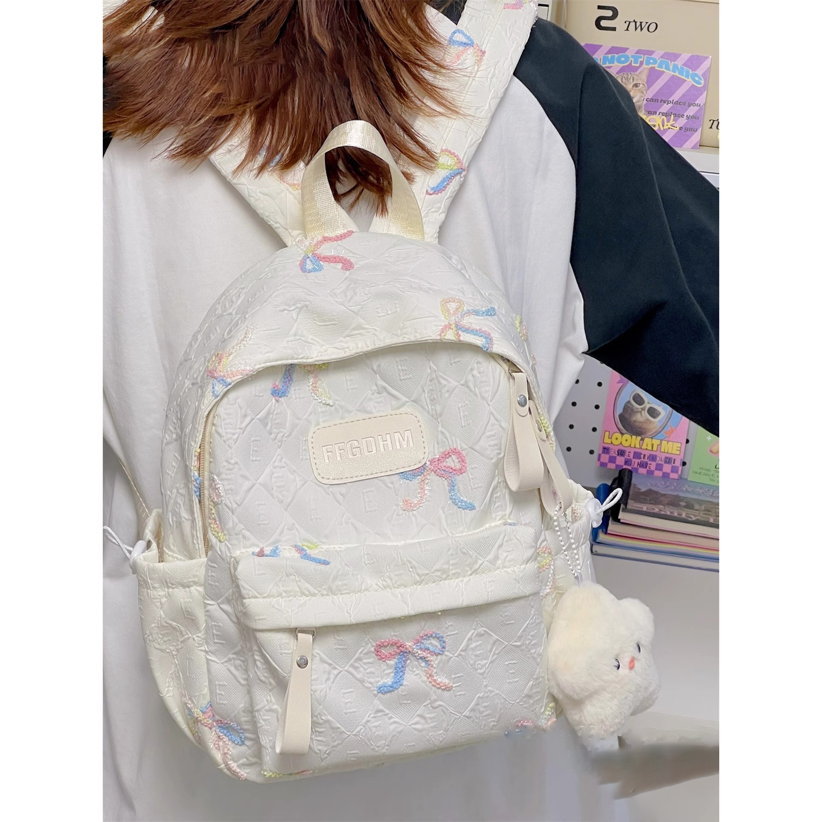 法国Colorin Kite书包小众设计高颜值日系百搭少女背包学生双肩包