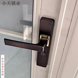 室内通用型门把手铝合金家用卫生间门锁浴室厕所玻璃门把手静音.