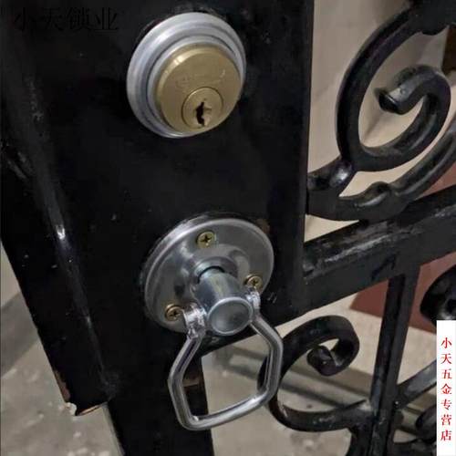 芯9472A2老式铁门锁双铜头铜芯申士牌丰收牌锁防盗插申翔门锁