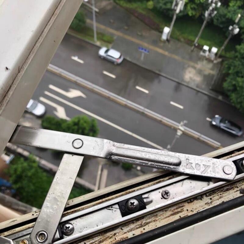 支撑窗撑四连杆风撑包滑撑不锈钢上悬窗外开风撑窗户铰链铝合金图片
