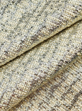 意大利进口色织花呢ruffo coli大牌布料奢侈品级面辅料高定时装