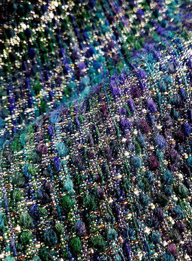 欧洲进口奢侈品面料意大利ruffo coli羊毛粗花呢布料高定服装布料