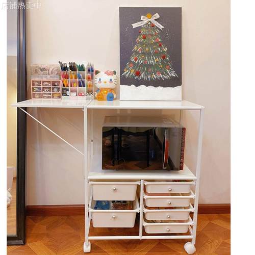 厨房多功能置物架落地多层微波炉架子烤箱锅架货架收纳储物架层架