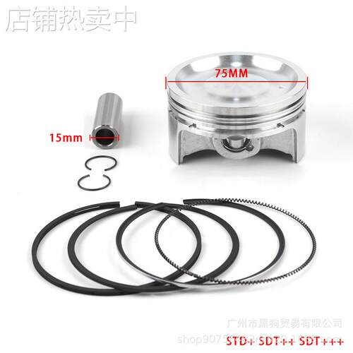 适用比亚乔 VESPA GTS/GTV250cc改300cc 75MM活塞 活塞环 活塞销 - 封面
