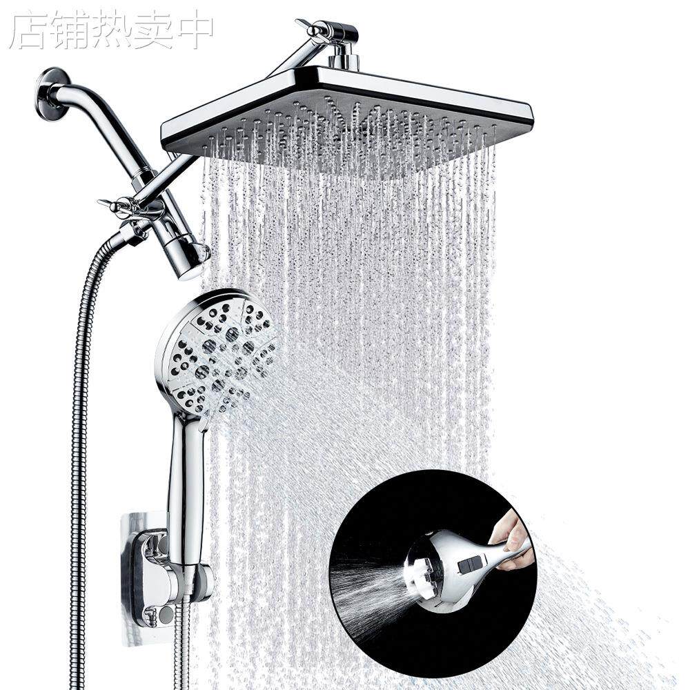 跨境爆品不锈钢ABS顶喷多功能手持全套花洒套装淋浴增压暗装喷头