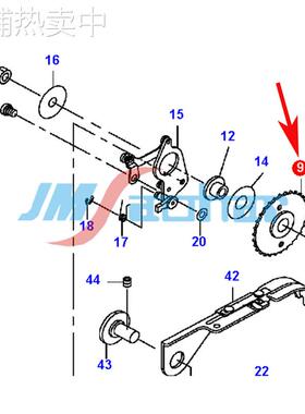 飞达配件 CTF FF齿轮 WHEEL 2MM E1103706CA0 E1103-706-CA0